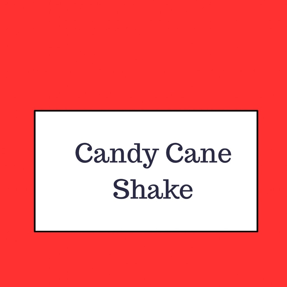 CANDY CANE Flavor Shake - 8 count single serving sample pack